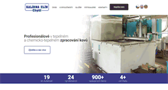 Desktop Screenshot of kalirna-zlin.cz