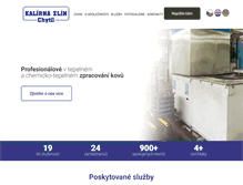 Tablet Screenshot of kalirna-zlin.cz